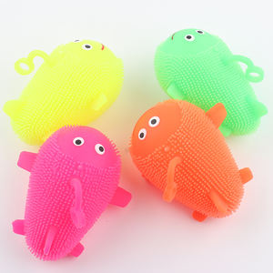 Avión de Juguete Sensorial Antiestrés para Niños, de TPR, con Luces Intermitentes, Bola Esponjosa con Yo-Yo, Colores Variados - Product Image 4