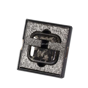 Nueva funda de fibra de carbono forjada para Apple <span class=keywords><strong>Airpods</strong></span> <span class=keywords><strong>airpods</strong></span> 3 negro/gris/dorado/Verde/rojo/púrpura - Product Image 4
