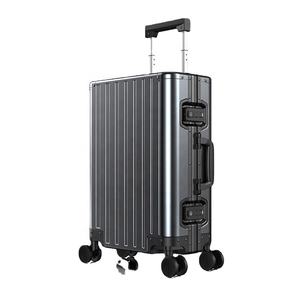 Maleta <span class=keywords><strong>de</strong></span> <span class=keywords><strong>viaje</strong></span> <span class=keywords><strong>de</strong></span> lujo <span class=keywords><strong>de</strong></span> alta calidad, Maleta <span class=keywords><strong>de</strong></span> equipaje <span class=keywords><strong>de</strong></span> aluminio con cierre TSA, cremallera suave, compra en línea - Product Image 4