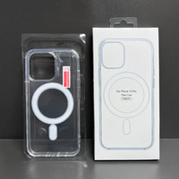 Coque de téléphone magnétique transparente pour iPhone 18 Pro Max 17 Pro, Housse antichoc transparente pour iPhone 16 15 14 13