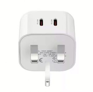 Best Selling <b>USB</b>-C Charger Box 20W 40W Type C Fast Charger Dual Type C Quick Charger for Smart Phones - Product Image 3