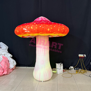Ballon décoratif gonflable en forme de <span class=keywords><strong>champignon</strong></span> pour festival de musique, accessoires de scène gonflables, éclairage LED, <span class=keywords><strong>champignon</strong></span> gonflable - Product Image 3