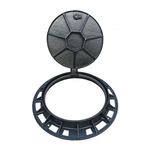 Couvre-regard rond <span class=keywords><strong>de</strong></span> sécurité routière en <span class=keywords><strong>fonte</strong></span> d'acier moulée en usine, système <span class=keywords><strong>de</strong></span> verrouillage EN124 personnalisé, logo personnalisé en <span class=keywords><strong>fonte</strong></span> ductile D400 - Product Image 4