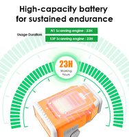 Escáner de Códigos QR Inalámbrico Portátil Effon T3 Mini Pocket de 23g con Base de Carga, Disponible en Stock, para Uso en la Industria Logística