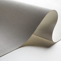 Écran de projection acoustique perforé Future, matériau blanc-gris, HD, acoustiquement transparent, écran de projection sonore transparent