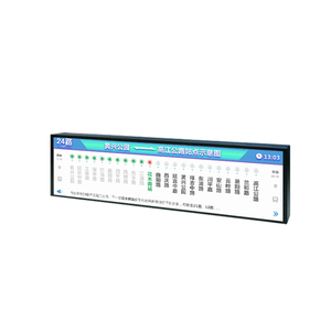 Wholesale High Resolution 19-88 Inch Monitor Stretched Bar <strong>LCD</strong> Screen Display Capacitive Strip <strong>Player</strong> For Subway <strong>Bus</strong> Use - Product Image 6