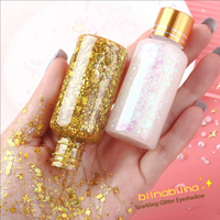 Paillettes liquides sans colle ultra-brillantes effet métallique pour maquillage de scène et étudiant, marque privée, best-seller