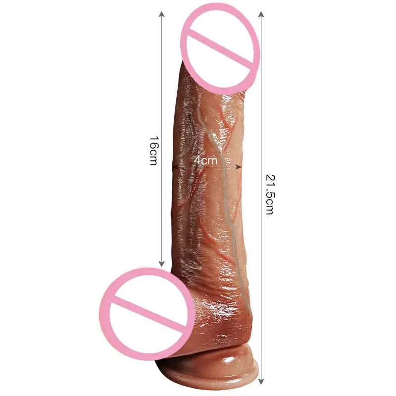 Grote Pik Seksspeeltjes Kunstmatige Penis Realistische Zeer Grote Dildo Siliconen Echte Huid Dildo Voor Man En Vrouwen
