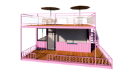 Cabane de vente modulaire en acier préfabriquée Coffee House