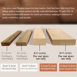 Libreria Aperta in Legno Massello Stile Europeo Personalizzabile per Soggiorno e Camera da Letto, Mobile Modulare Ecologico Tradizionale per Tutta la Casa 6 - Product Image 4