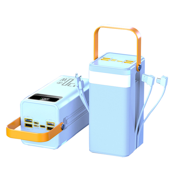 Factory Price Best 4USB+PD New Large Capacity 100000mah Power Bank LED Display Fast Charging Outdoor PD 66W Lithium Holder