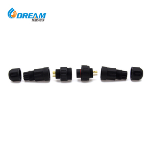 Connecteur étanche DREAM M12 à 2 broches en nylon, type à souder mâle-femelle pour câble, pour bandes LED IP68 - Product Image 3