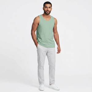 Débardeur de sport pour homme grande taille, best-seller, matière tricotée respirante, style décontracté, avec service OEM du Pakistan - Product Image 1