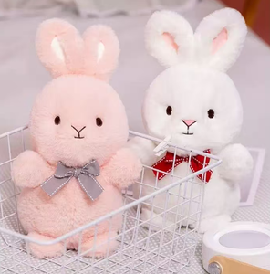 Sevimli peluş tavşan Bunny promosyon hediye oyuncak güzel beyaz tavşan oyuncak - Product Image 1