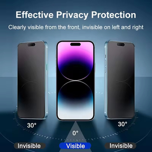 Protection d'écran en verre trempé pour Apple, 0,33 mm, 2,5D, 9H, anti-rayures, couverture intégrale, bord givré - Product Image 6