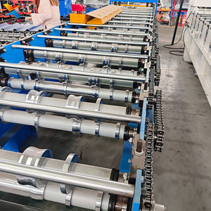 Machine de profilage automatique à grande vitesse pour tuiles en acier ondulé, entraînée par moteur, pour roulement de porte, largeur d'alimentation 1200 mm - Product Image 4