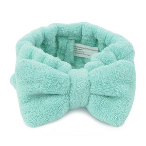 Bandeau en velours élégant avec nœud |   Parfait pour la protection des cheveux et le maquillage - Product Image 4