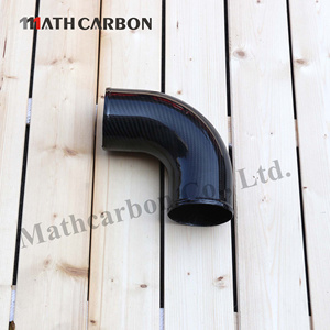 Mathcarbon cường độ cao Air intake Ống 45 độ intake ống khô sợi carbon intake khuỷu tay uốn cong ống Ống M155 - Product Image 4