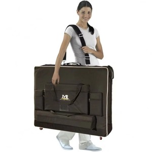 Échantillon Gratuit Table de Massage à Roulettes Ajustable avec Sac de Transport Pliable Vente en Gros pour Table de Massage Noire Certifiée BSCI - Product Image 6