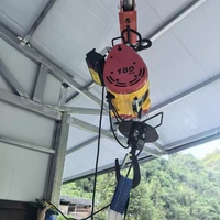 Palans électriques portables en métal avec câble métallique de 500 kg, nouveau modèle KEYI 220V, petit palan minier, télécommande, hauteur de levage de 30 m