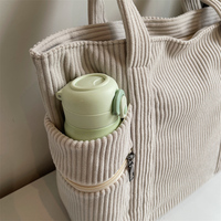 Bolso de Hombro de Alta Calidad, Bolso Tote de Gran Capacidad para Mujer, Bolso de Viaje Moderno y Ligero, Material de Fieltro