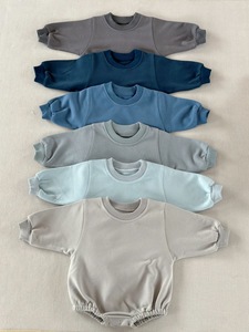 Autunno Casual Cross-Border tuta a maniche lunghe avvolgente in spugna multicolore maglia tinta unita tessuto a maglia per arrampicata - Product Image 3