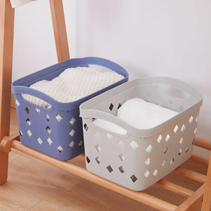 YHYP Cesta Organizadora <span class=keywords><strong>de</strong></span> Plástico Multiusos, Económica, Estable y Elegante, con Asas, Plegable, Apta para <span class=keywords><strong>Lavavajillas</strong></span>, Capacidad <span class=keywords><strong>de</strong></span> 1-3L - Product Image 2