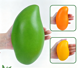 Wholesale <b>Artificial</b> Weight Mango Realistic Simulated Model Fake Props for Food Display Market Decor Photography Shooting - Product Image 5