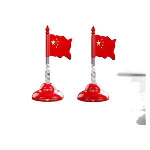 ธงประดับรถยนต์ ธงจีนสีแดง เสาสแตนเลส ตกแต่งแดชบอร์ดรถยนต์แบบพกพา - Product Image 5