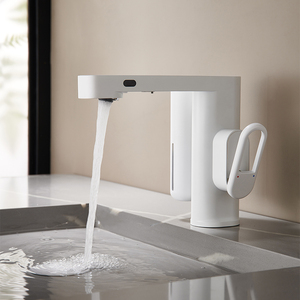 Robinet de Salle de Bain Intelligent Sans Contact avec Écran Numérique LED, Mitigeur, Distributeur de Savon Liquide et Capteur Infrarouge Automatique pour Vasque - Product Image 6