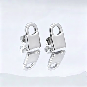 Solicite el Catálogo: <span class=keywords><strong>Pendientes</strong></span> de Joyería, Bonito Regalo de Moda para Cumpleaños, Venta al por Mayor, <span class=keywords><strong>Pendientes</strong></span> con Forma de Flor, Cuadrados, Llave, con Logotipo - Product Image 1