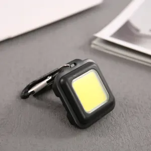 COB Rechargeable Keychain Light Magnetic Lamp Small Portable 500 Lumans High Bright Led Camping Flashlight for Emergency Light