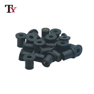 Tuerca de inserción de rosca moleteada de latón personalizada M2 M3 M4 M5 <span class=keywords><strong>M6</strong></span> Tamaños Tuerca de pulgar de remache de acero chapado en zinc con inserción de plástico pulido - Product Image 5