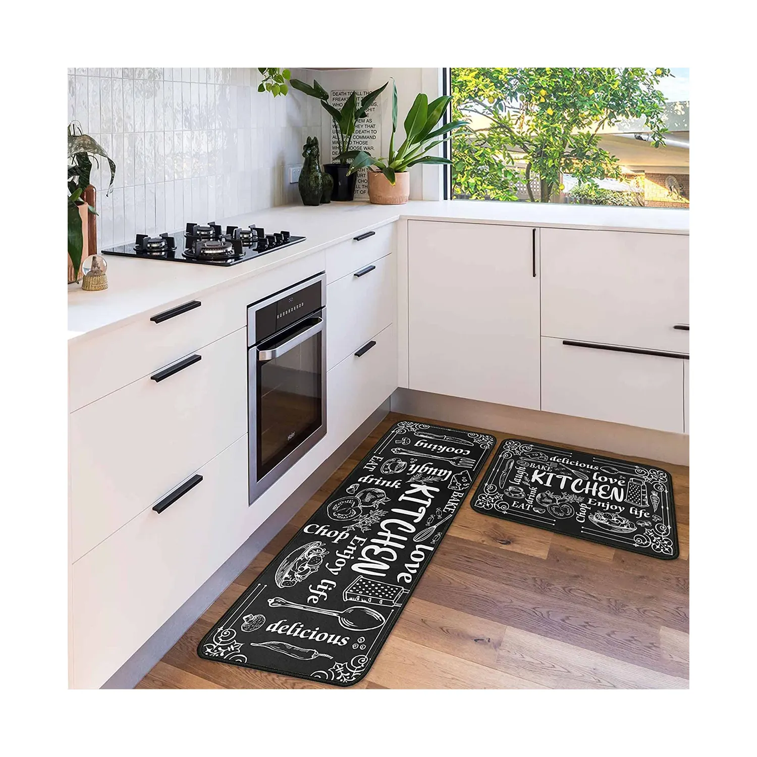Anti stuoia stabilita di gomma 5.0mm-15mm del pavimento di affaticamento del PVC della stuoia di comodità dei tappeti della cucina della cucina della cucina di slittamento