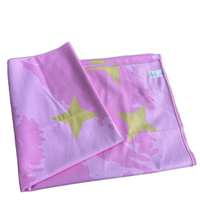 Microfiber Beach Towel Quick Dry Travel Towel Sand Free Super Absorbent Lightweight Compact Pink for Girls Trip Vacation Camping