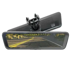 Cámara de salpicadero de visión trasera Sinjet amplia 1080P cámara de coche de 8,2 pulgadas Pantalla Completa H8 espejo cámara de salpicadero Universal Linux