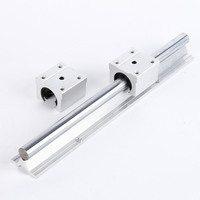 Guide linéaire SBR16 de diamètre 16 mm pour pièces de mouvement linéaire CNC avec 2 guides SBR16