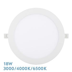 Downlight Empotrable 18W 3000-4000-6500K Blanco 1620lm Redondo 22,5cm Corte 20cm - Iluminación Eficiente para Espacios - Product Image 1