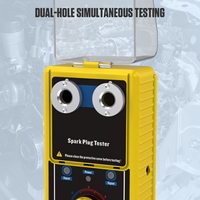 Probador de Bobina de Encendido Automotriz con Frecuencia de Trabajo Ajustable de 0-6000 rpm, Analizador y Probador de Bujías para Vehículos de Gasolina de 12V