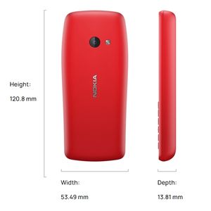 Téléphone à clavier pour <span class=keywords><strong>NOKIA</strong></span> 210, téléphone portable d'occasion 2G double SIM, bonne qualité, prix super abordable, débloqué, téléphone à fonctions de base - Product Image 2