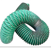 Conduit de ventilation en tissu à trois épreuves télescopique sans restriction écologique connecteur de conduit de ventilateur à connexion souple Flexible