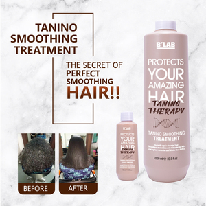 Nouveautés - Traitement lissant pour cheveux à la kératine professionnel pour salon - Traitement brésilien pour cheveux abîmés - Traitement capillaire au collagène <span class=keywords><strong>Tanino</strong></span> - Product Image 6