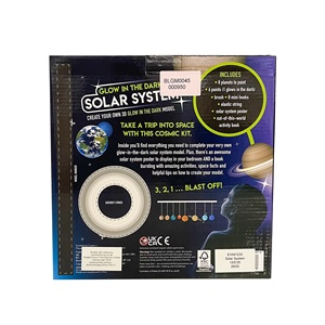 Pinta tu propio <span class=keywords><strong>kit</strong></span> de Sistema Solar que brilla en la oscuridad para regalo de ciencia DIY - Product Image 2