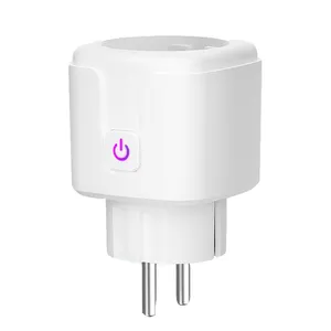 Fábrica 10A 16A Interruptor Inteligente Plug Soquete Suporta Alexa Google Assistant Casa Wifi Smart Power Plug