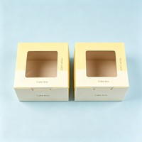 Boîte à pain en papier kraft en gros avec fenêtre pour l'emballage de pâtisseries et de biscuits, boîte de boulangerie recyclable avec logo personnalisé
