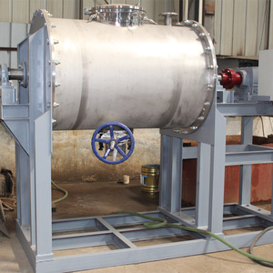 Mélangeur de poudre sous vide de type ruban, autopropulsé, pour le traitement chimique et les revêtements, avec pompe et moteur, capacité de 100 L - Product Image 4