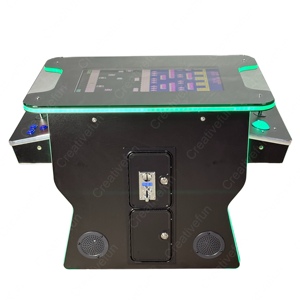 Bán Hot 27-Inch <span class=keywords><strong>LCD</strong></span> 3000-Trong-1 Đa Chức Năng Đồng Cu-Hoạt Động Ngồi Xuống Arcade Trò Chơi Máy Với Trackball Cho 2 Người Chơi - Product Image 4