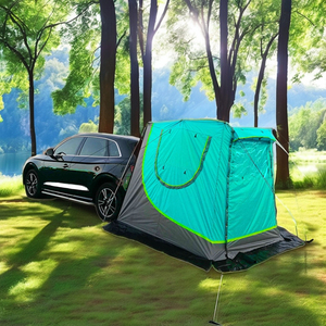 Xách tay một lớp Polyester Ripstop không thấm nước thoáng khí ngoài trời Sun Shade có thể gập lại SUV phía sau cổng sau tán mái cắm trại - Product Image 4