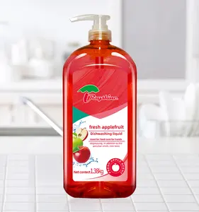 Rayshine Eco-friendly Kitchen Supply Apple Fragrance Liquid <strong>Detergent</strong> For <strong>Dish</strong> Washing <strong>Detergent</strong> Bulk 1.38KG - Product Image 4