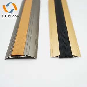 LENWA alluminio produttore professionale decorativo anodizzato antiscivolo porta in alluminio soglia